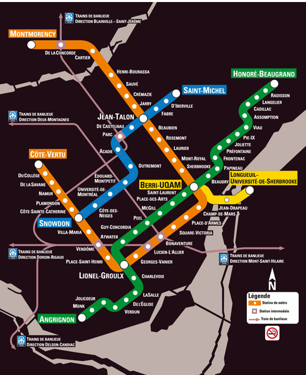 Plan du Metro - Click me!
